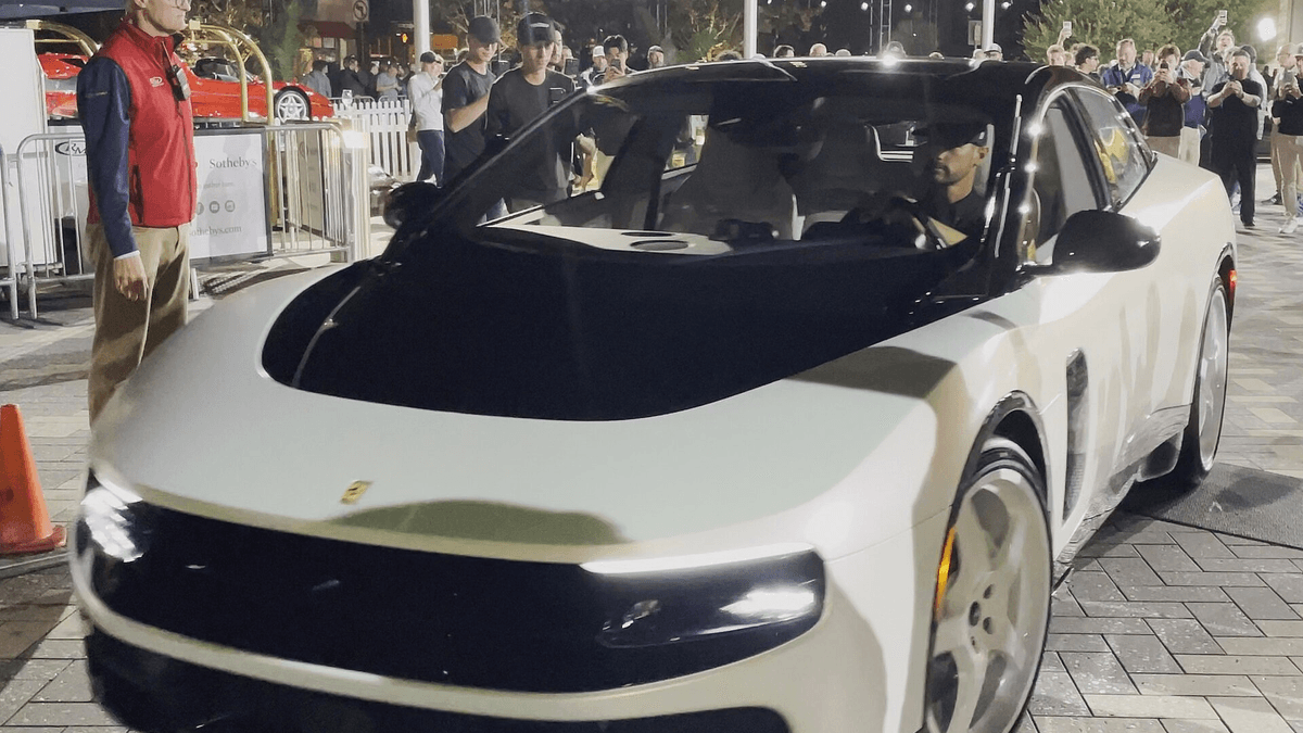 Imagen con licencia de la presentación del chasis 0 del Ferrari Luce