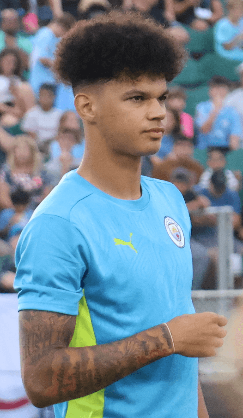 ManCity20240722-020.jpg · 北卡罗来纳州卡里的FC系列赛曼彻斯特城公开训练
