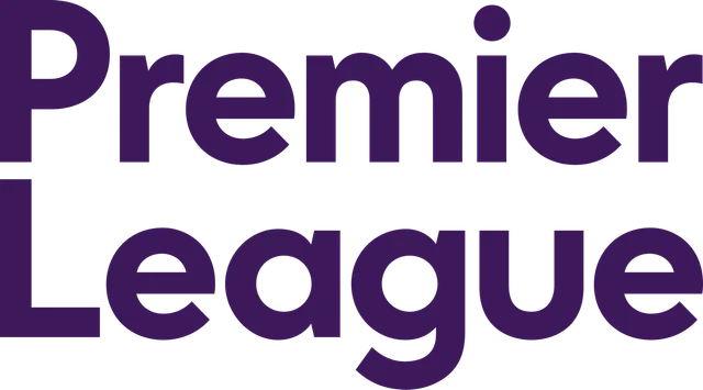 Premier League.svg · The wordmark of the Premier League , the highest division of English football . This version of the logo is text-only, and features purple bold text. It doesn't feature the depiction of the lion.