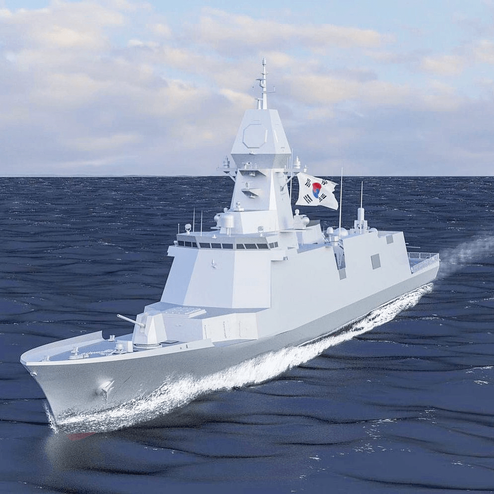Open-license image of an Ulsan-class FFX Batch-III Chungnam-class frigate