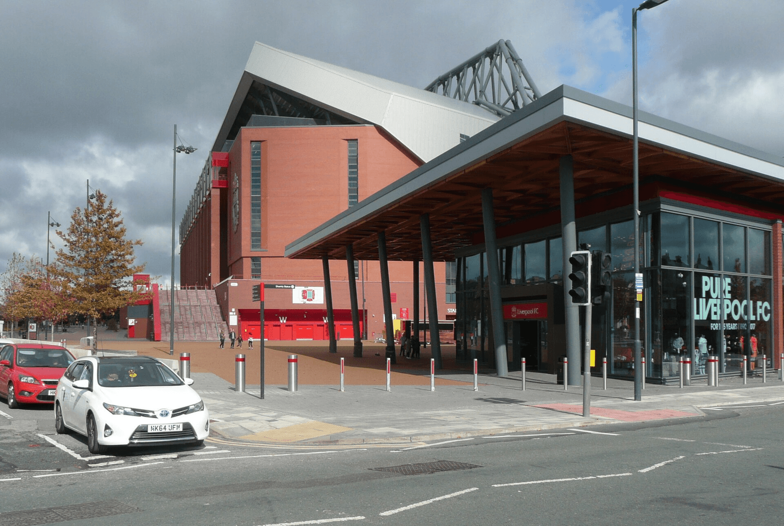 Partially disclosed public-license image of Liverpool FC’s home ground, Anfield