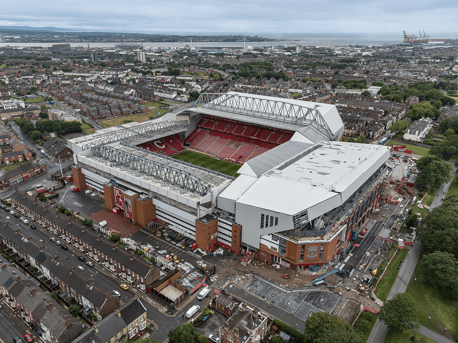 Imagen de Anfield Road Stadium, Liverpool, Inglaterra, con licencia abierta