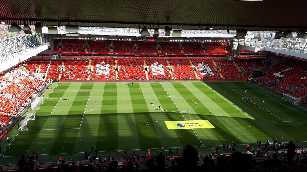 Anfield Stadium, Liverpool, public-license image